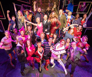 The cast of Kinky Boots. Picture Helen Maybanks