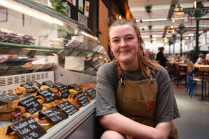 TELFORD COPYRIGHT Mike Sheridan - Laine Slaven of Laine's Deli. Traders at Wellington Market react to plans to regenerate the towns victorian era market hall on Friday, May 2, 2025.
