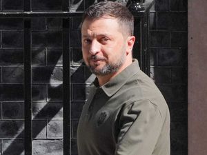 Supporting image for story: Ukraine’s Zelensky says push into Russia’s Kursk region is to create buffer zone