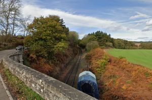A spokesperson for the fire service said there were "numerous seats of fire" near the Severn Valley Railway line at Eardington. Photo: Google