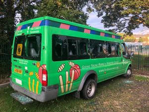 Supporting image for story: Anger after vandals smash up school’s five minibuses