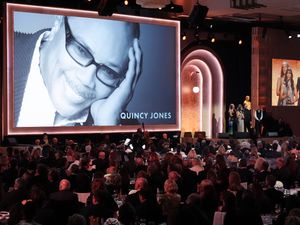 Supporting image for story: Hollywood stars celebrate Quincy Jones and Bond producers at Governors Awards