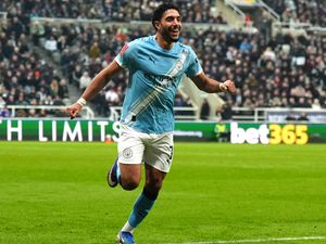 Supporting image for story: Omar Marmoush brace helps Manchester City to FA Cup victory at Newcastle