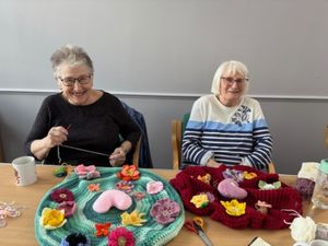 Creating the post box toppers that have appeared across the county.