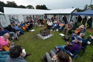 Campaigners gather for music