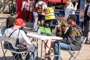 Families and friends came to the festival to enjoy the weather and the food. Photo: Ian Knight / Z70 Photography