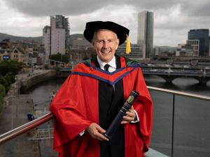 Supporting image for story: Patrick Kielty on his arts doctorate: ‘Cat couldn’t believe I got this honour’