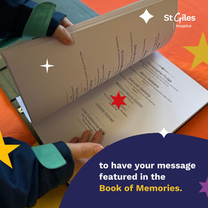 Your dedication will be featured in the Book of Memories
