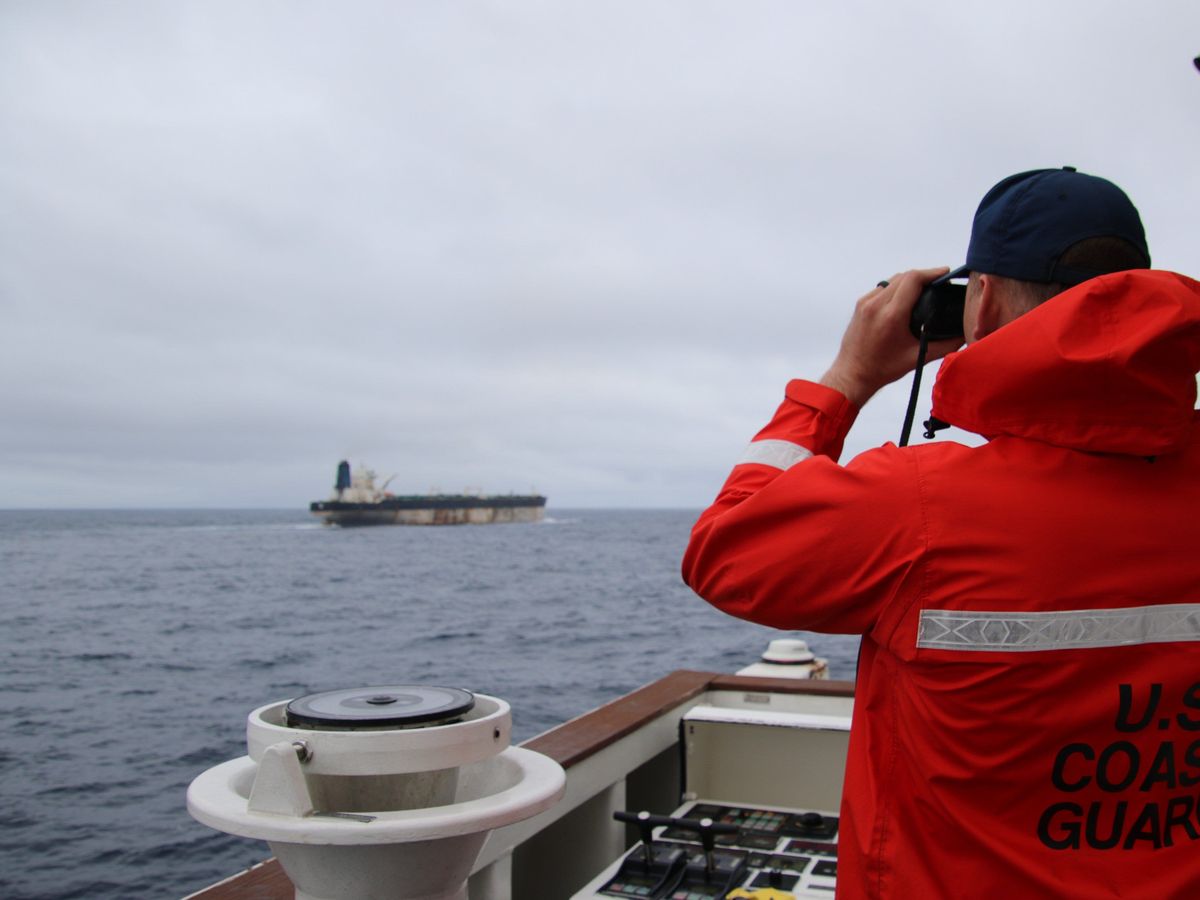 Venezuelan-linked oil tanker in Moray Firth for provisions after seizure by US