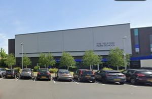 The new classrooms are set to be built in front of the main building at Telford Park School. Picture: Google Maps