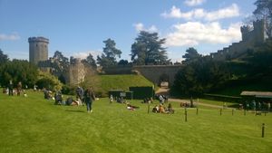 There were plenty of stunning view during the visit to Warwick Castle 