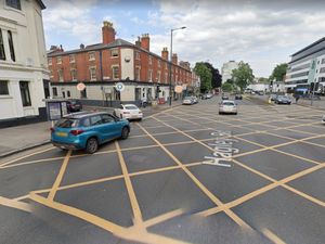 Supporting image for story: Car collision brings busy road to standstill