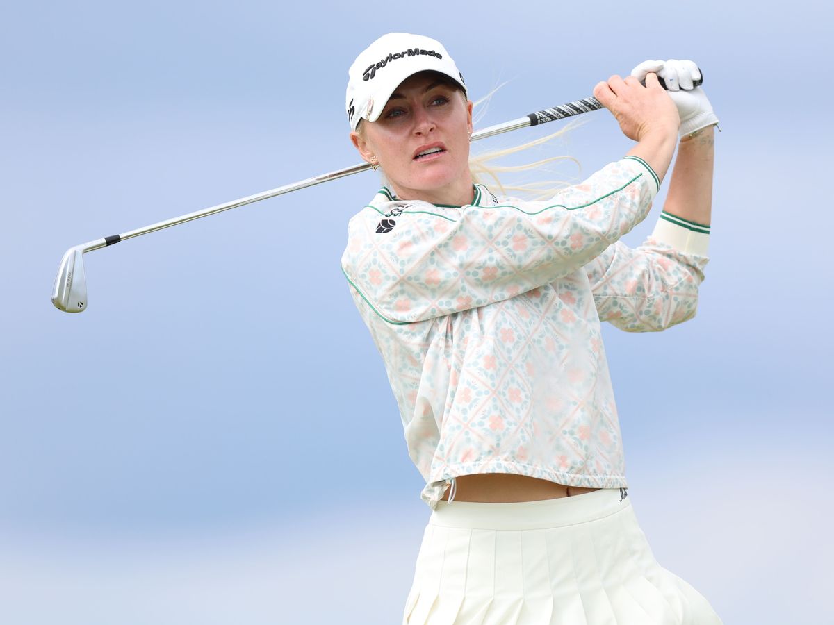 Charley Hull charges into Women&rsquo;s Open contention at Royal Porthcawl