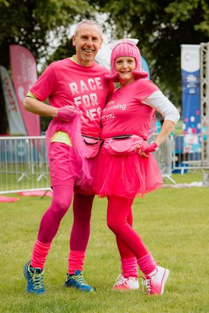 Ron Francis and Helen Francis from Shrewsbury running for the cause and just to help raise money