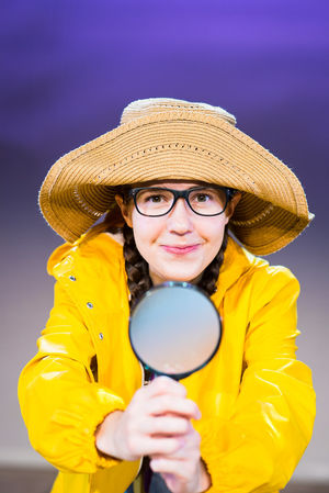 The West End cast of We're Going On A Bear Hunt. Picture by: Lesley Cook