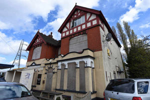 The pub has been derelict for a while