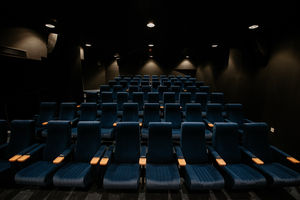 Plush seating in the new cinema