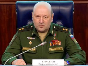 Supporting image for story: Ukraine claims killing of Russian general in Moscow bomb attack