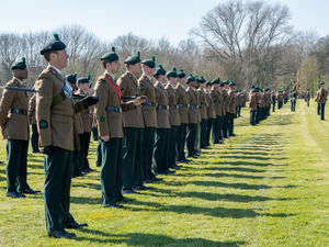 Supporting image for story: Regiment celebrate St Patrick's Day
