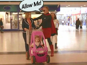 Supporting image for story: Superhero shots of Wem comedian Greg Davies in new Wonder Stuff video