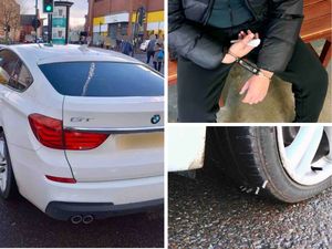 Supporting image for story: Driver arrested as police sting 'stolen' BMW in Wolverhampton