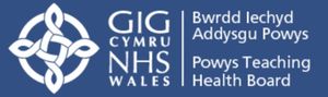 Powys Teaching Health Board logo. PTHB