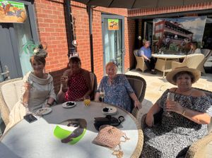 Local Ladies Dressed up for Ladies Day
