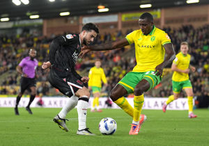 Mikey Johnston on the ball for Albion at Carrow Road
