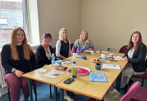 Julia Buckley MP (right) has recently been in discussions with Axis Counselling in Shrewsbury 