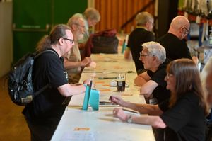Volunteers at the bar were able to give proper advice on beers to those partaking