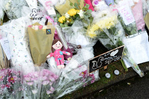 Tributes outside the scene of the tragedy
