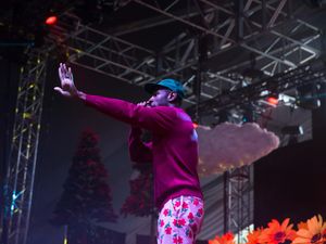 Supporting image for story: Star-studded surprise appearances at Tyler, The Creator headline Coachella set
