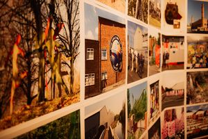 The former Poundland at Kings Square Shopping Centre in West Bromwich, has been turned into an exhibition called The Caravan Gallery, The Sandwell Pride of Place Project - Blast! Festival