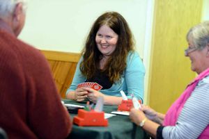 Sarah Andrew, one of the younger members.