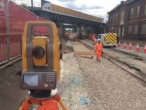 Photos from the Midland Metro Alliance showing how the work is progressing