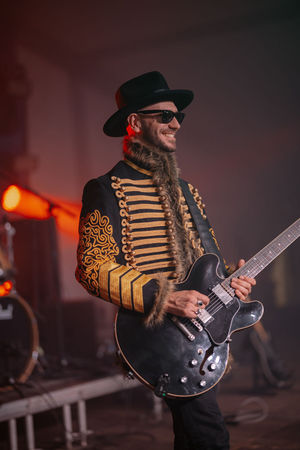 Live music rocked the marquee throughout the weekend. Picture: Bright G