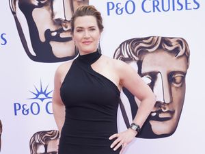 Supporting image for story: Kate Winslet leads trend for vampy black outfits at the Bafta TV awards