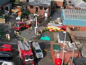 Supporting image for story: Crews bring blaze at Brierley Hill factory unit under control