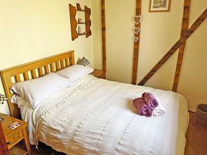 The bedroom at Drovers Retreat, Dolau, near Llandrindod Wells
