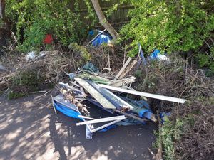 The rubbish was found on Penistone Close. Photo: @TelfordCops