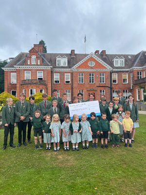 Pupils and staff at Moor Park school in Ludlow have raised £4,000 for Hope House Children's Hospices