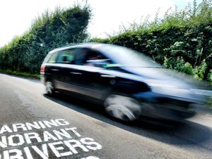 Supporting image for story: Disgruntled road user paints graffiti slamming 'ignorant' drivers