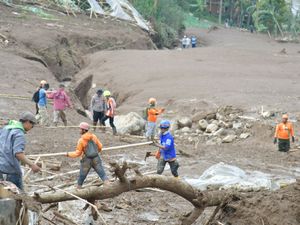 Supporting image for story: Dozens missing after landslide hits village in Indonesia
