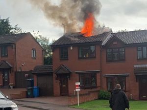 Supporting image for story: Fundraiser after lightning strike destroys nursery at Cannock home of parents to be