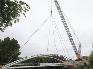 Supporting image for story: A long-awaited new bridge has finally opened in Newtown after a series of delays