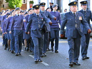 Supporting image for story: IN PICTURES: Staffordshire Air Cadets celebrate 75th anniversary with Penkridge march
