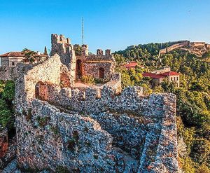 Alanya Castle, which dates back to the 13th century, was built on the ruins of a former Hellenistic fortress