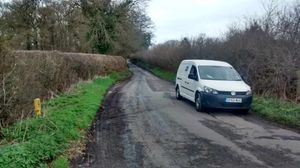 Alfie was found on this lane in Gerrards Cross, Buckinghamshire, picture: RSPCA