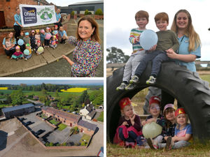 Supporting image for story: 'Delighted' farm-based Shropshire nursery where children love seeing animals celebrates 'Outstanding' Ofsted rating