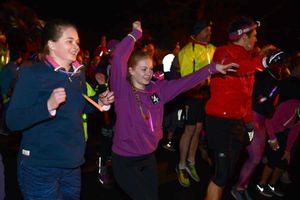 The glow run in Cleobury Mortimer